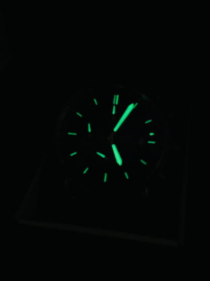 Fossil Commuter Brown Leather Strap Blue Dial Chronograph Quartz Watch for Gents - FS5401