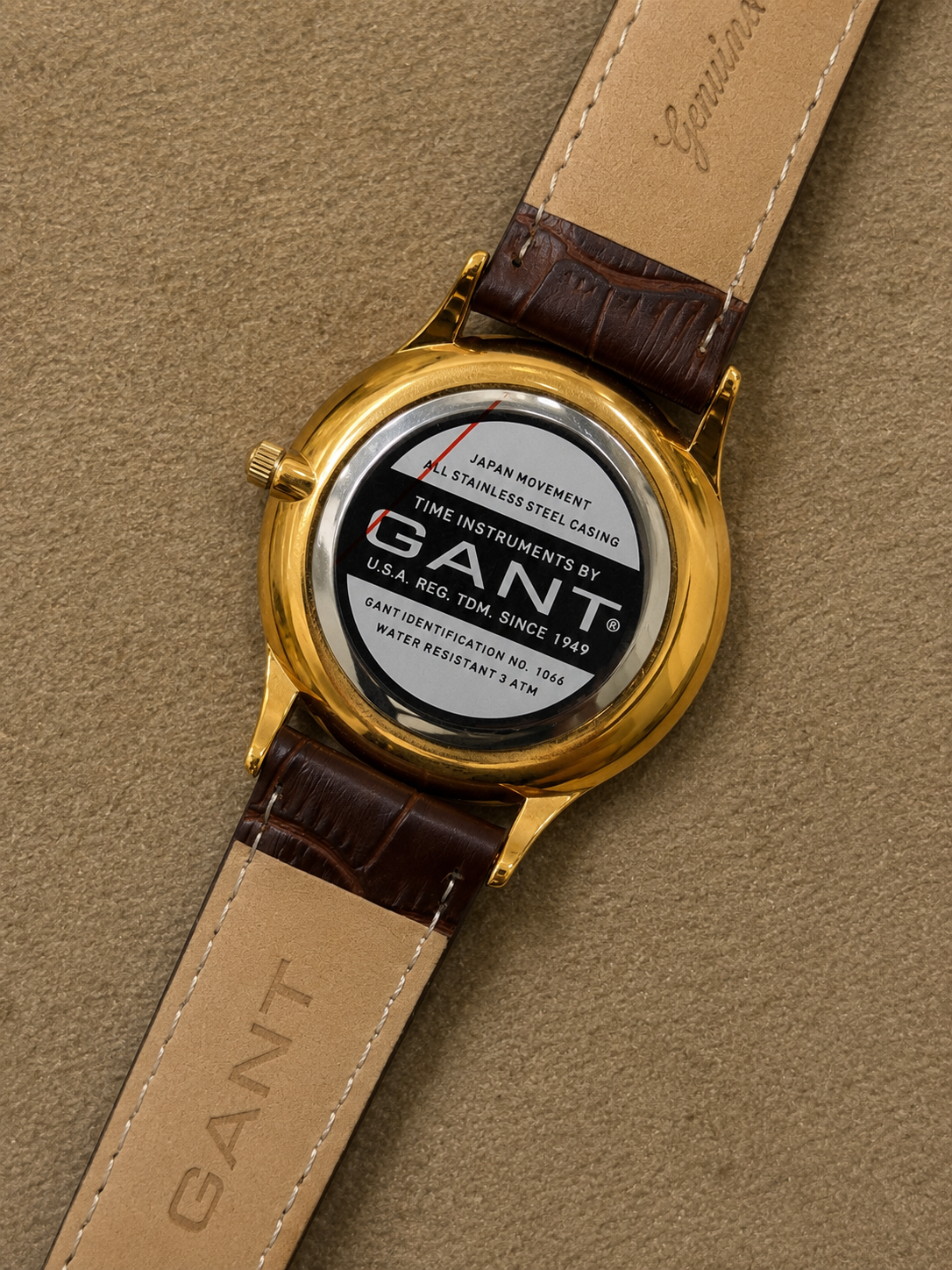 Gant 1066 Original Watch For Mens Lot Import 43mm Quartz (Pre-Owned)