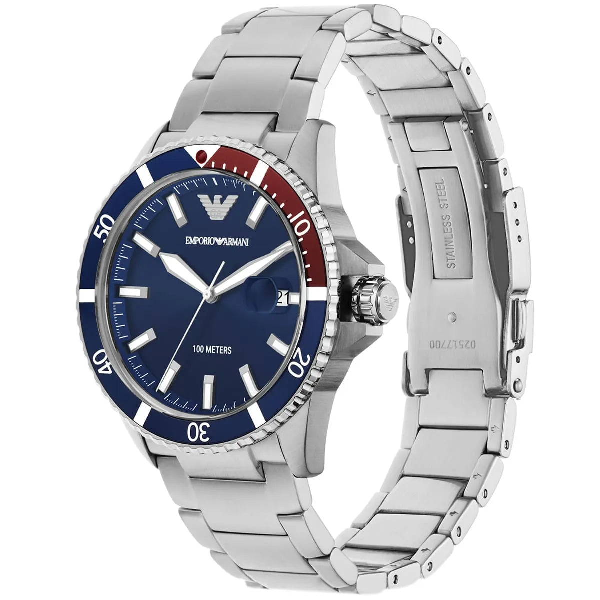 Original Emporio Armani Watch For Men Diver AR11339 100 METERS