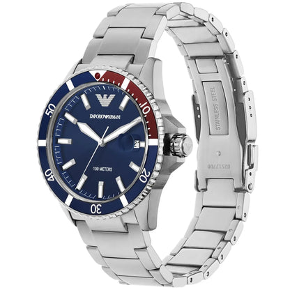 Original Emporio Armani Watch For Men Diver AR11339 100 METERS