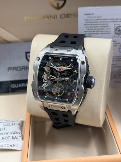 Pagani Design Skeleton Original Mens Watch 45mm Automatic