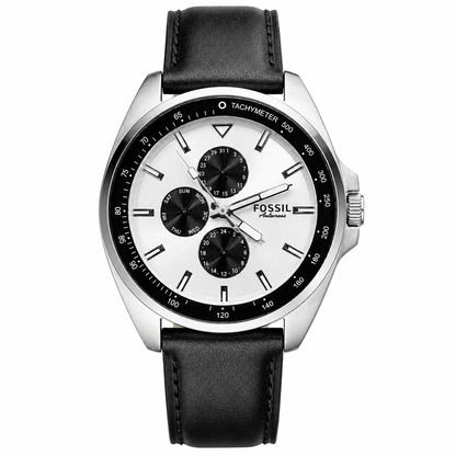Fossil Auto-Cross Panda 🐼 Original Watch Mens Lot Import 43mm Quartz (Pre-Owned)