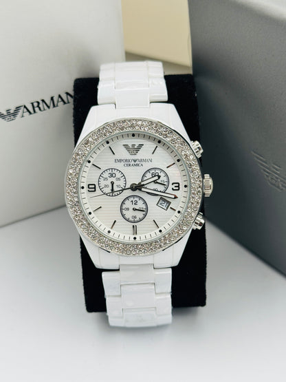 Emporio Armani AR-1456 Original Swiss For Unisex 43mm Quartz