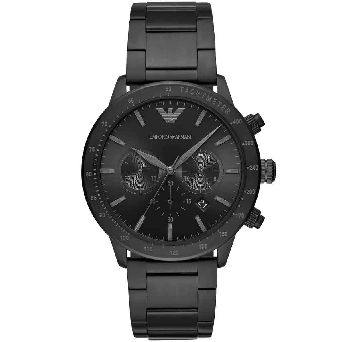 Original Emporio Armani Watch For Men Mario AR11242
With Black Dial