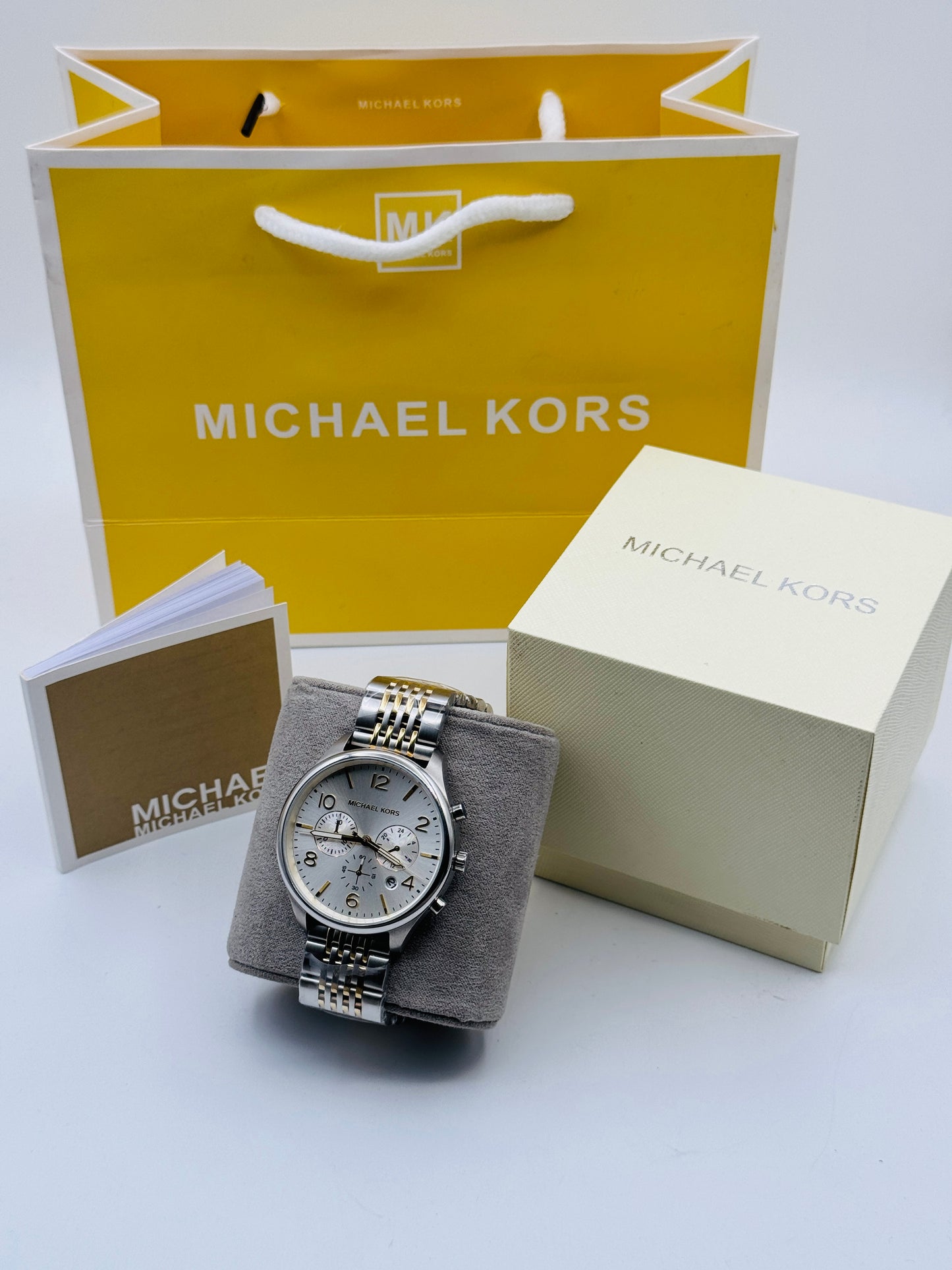 Michael Kors MK-8660 Original For Mens Two Tone 42mm Quartz