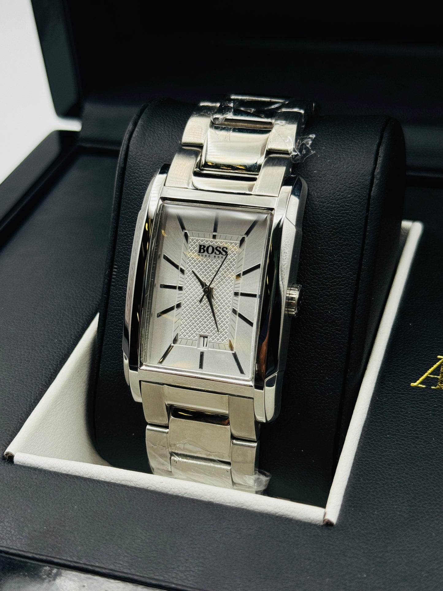 Hugo-Boss Tank Shape For Mens Watch Lot Import 42mm Quartz