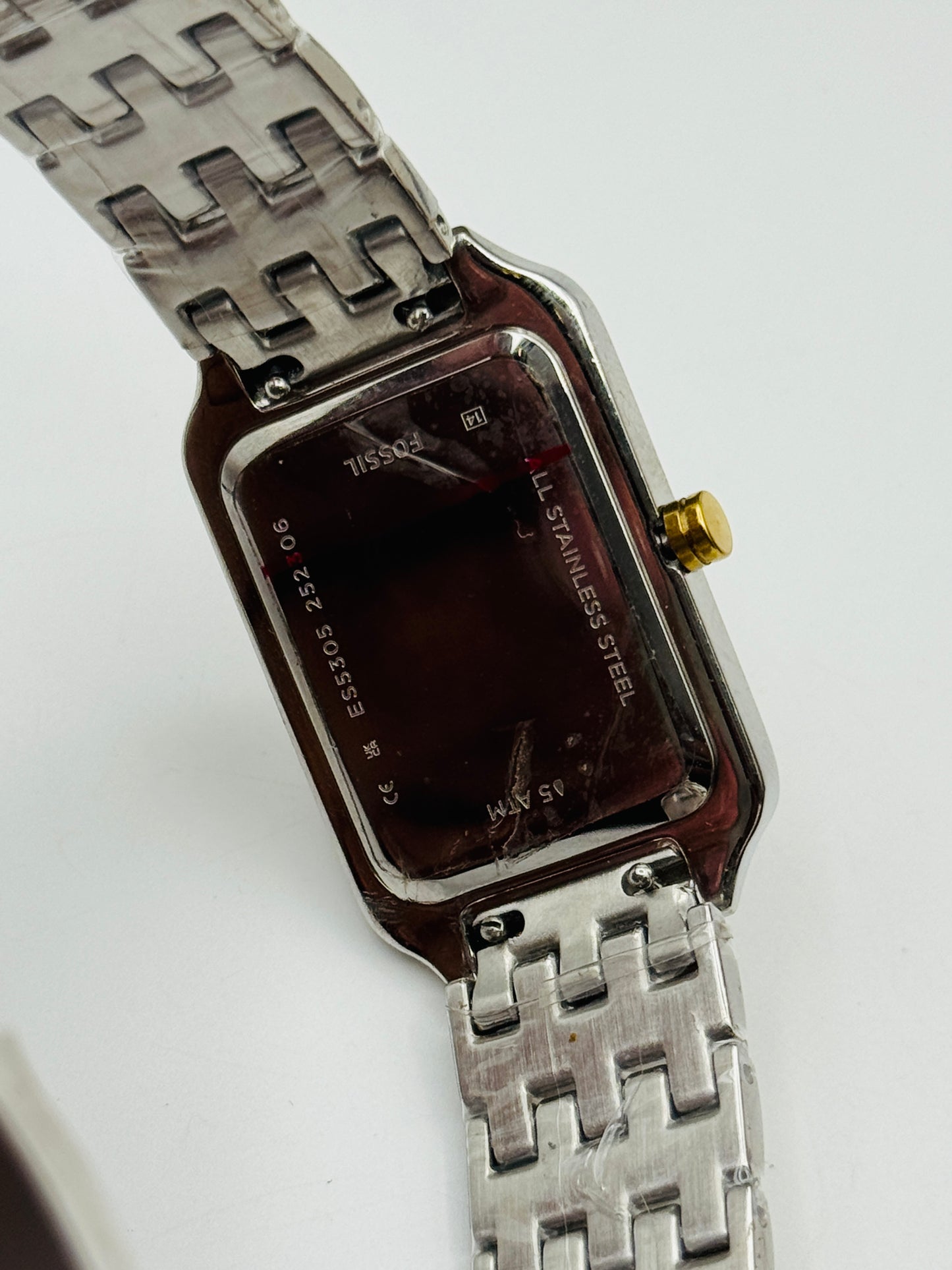 Fossil Raquel Two-tone Stainless Steel Mother Of Pearl Dial Quartz Watch for Ladies - ES5305 (Pre-Owned)