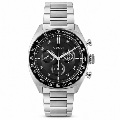 Gucci Interlocking Chronograph 41mm Stainless Steel Men’s Watch YA142316