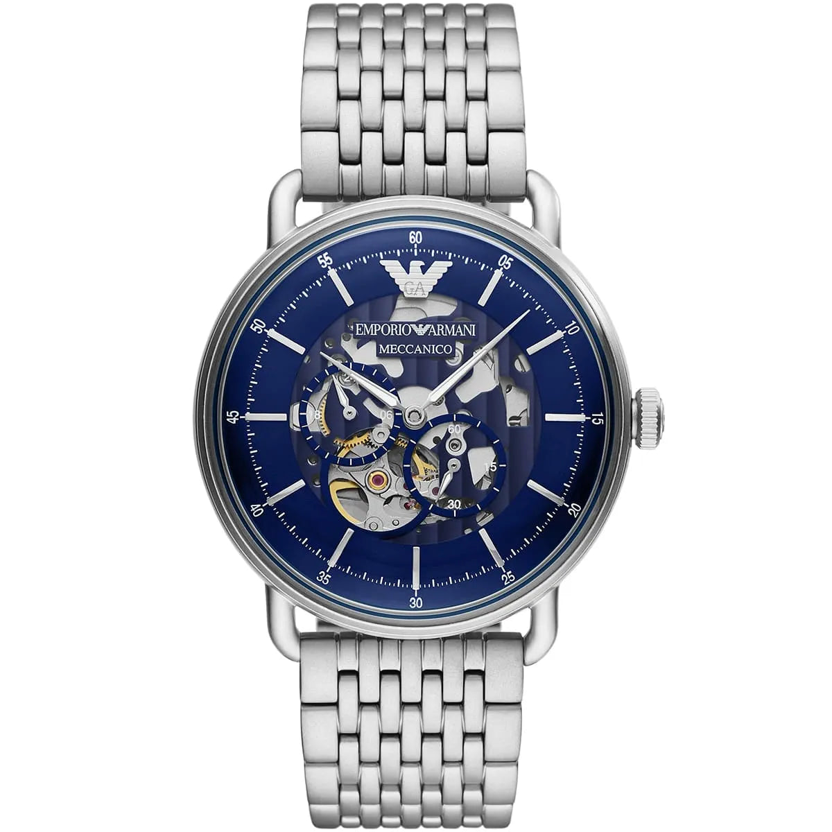 Original Emporio Armani Watch For Men Aviator AR60024 Meccanico