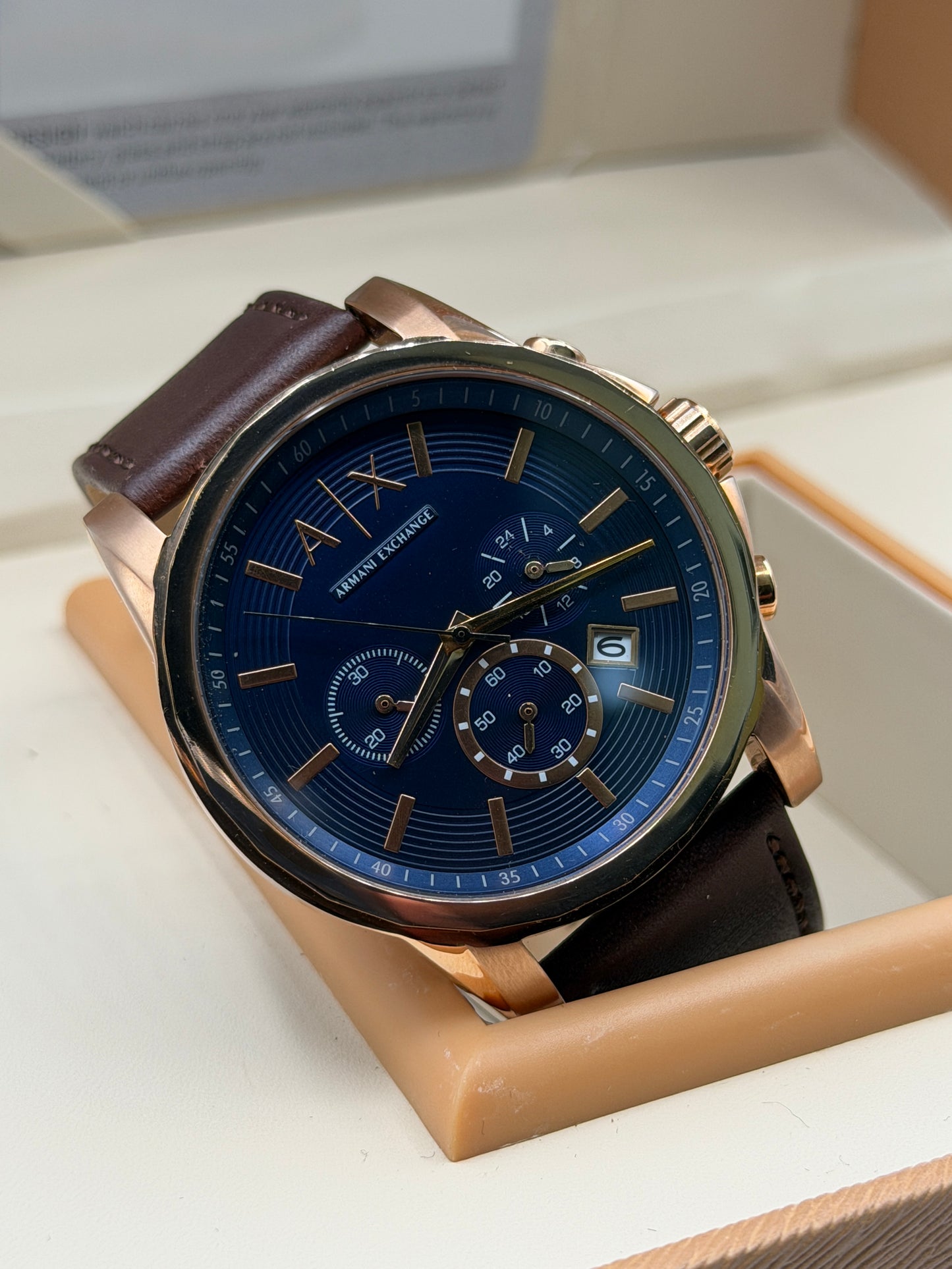 Armani Exchnge AX-2508 Original Mens Watch 42mm Pre-owned