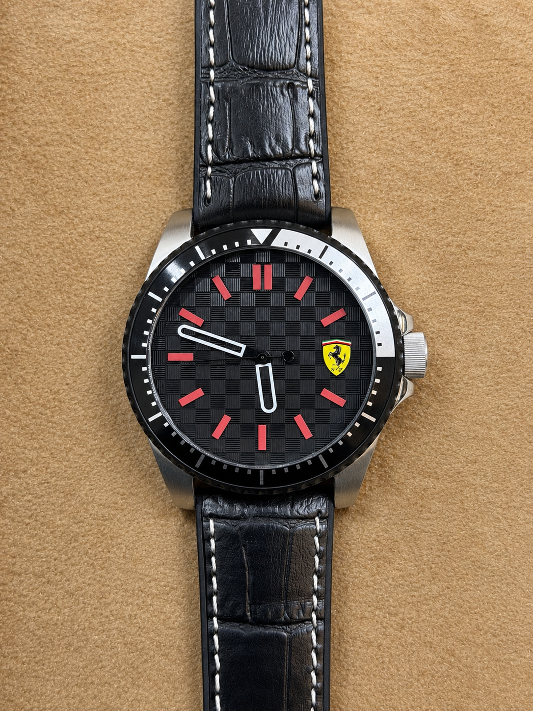 Ferrari Original Lot Import Watch For Mens 43mm Quartz (Pre-Owned)