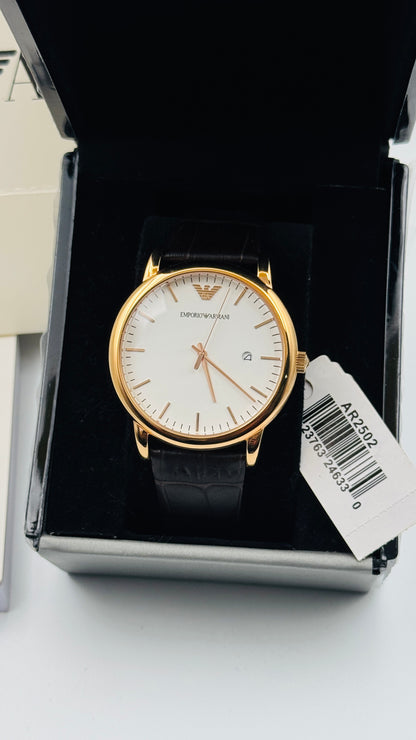 Emporio Armani AR-2502 Original Mens Watch 43mm Quartz