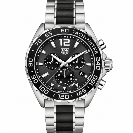 TAG HEUER FORMULA 1 CHRONOGRAPH
Quartz, 43 mm, Steel CAZ1011.BA0843