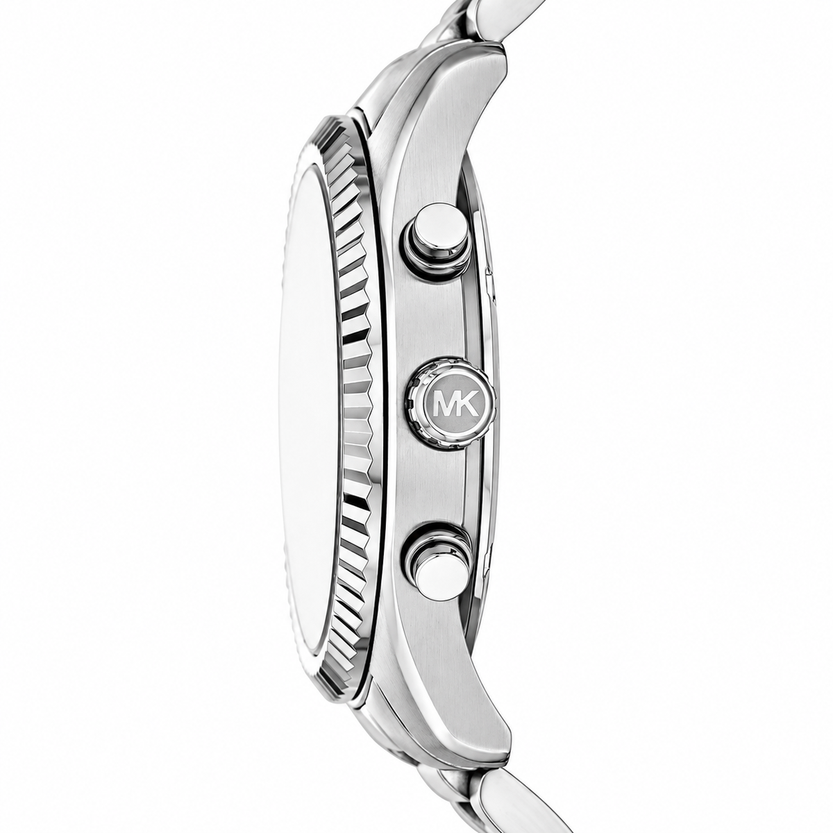 MICHAEL KORS LEXINGTON MEN'S SILVER STAINLESS STEEL WATCH