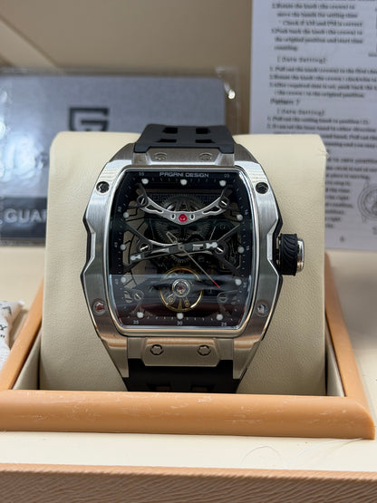 Pagani Design Skeleton Original Mens Watch 45mm Automatic