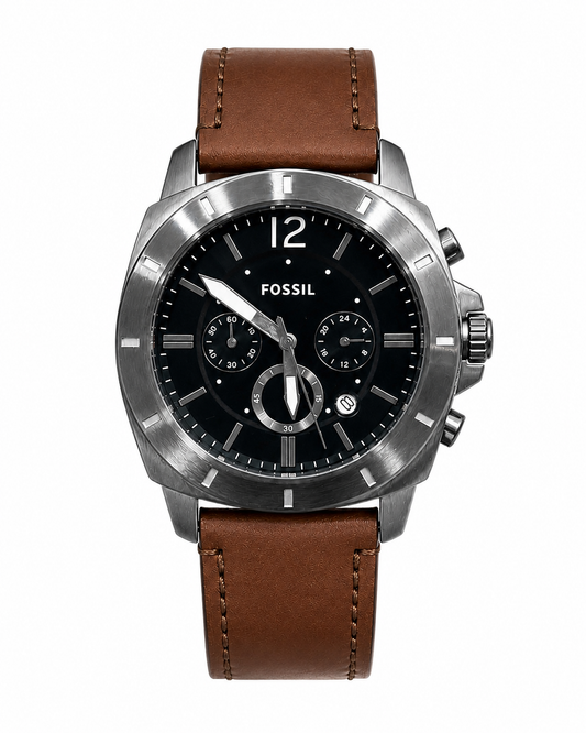 FOSSIL PRIVATEER MEN'S SMOKE STAINLESS STEEL WATCH 45MM QUARTZ (LOT IMPORT)