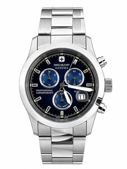 Swiss Military Hanowa 6-5115 Original For Mens Watch (Lot Import) Quartz 40mm