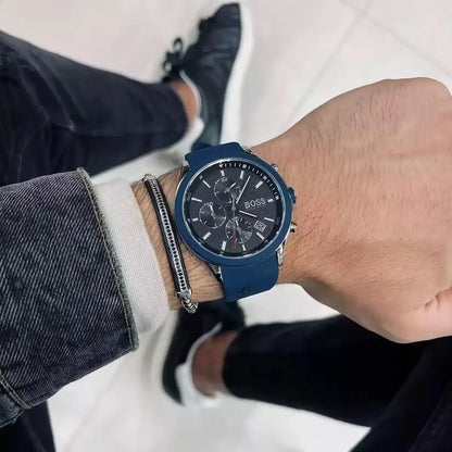 Original Hugo Boss Watch HB.366.1.29.3326 For Men Velocity 1513717 Chronograph