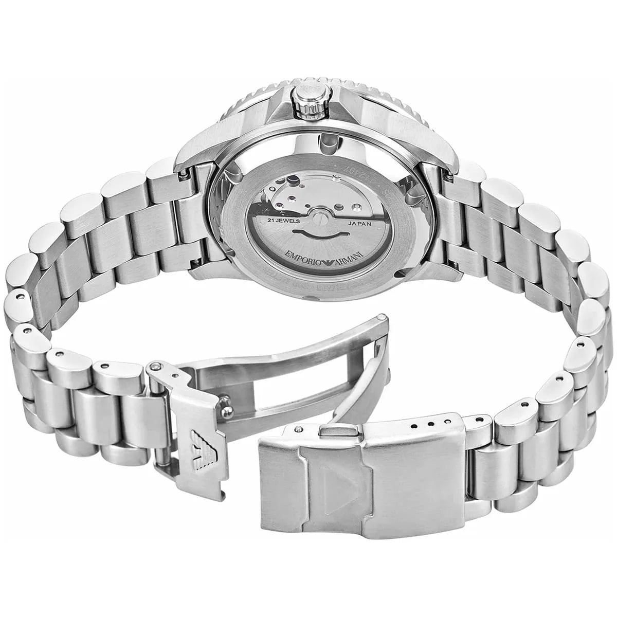 Original Emporio Armani Watch For Men Sea Explorer AR60088 AUTOMATIC-SEA-EXPLORER-DIVER’S-200M