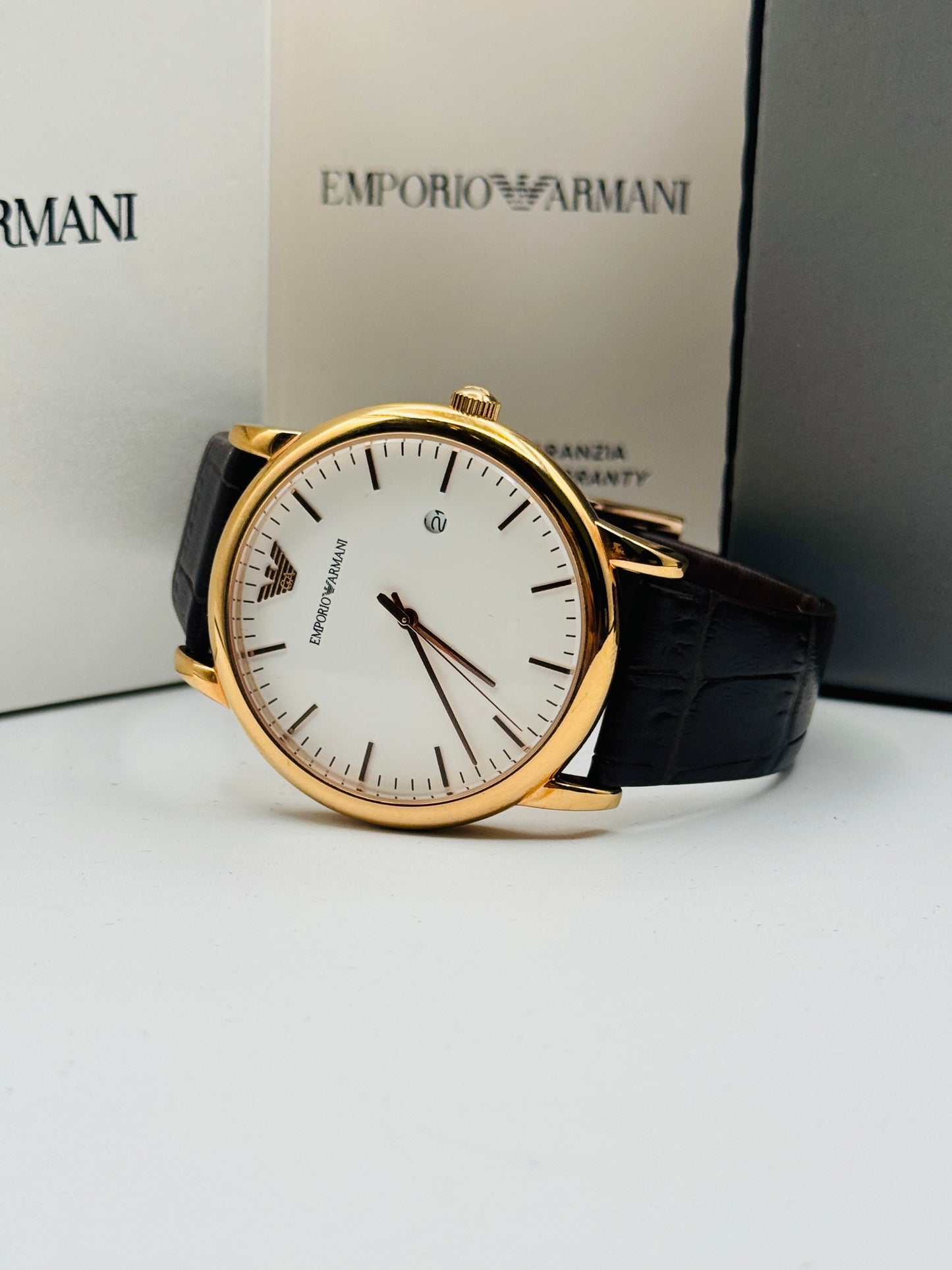 Emporio Armani AR-2502 Original Mens Watch 43mm Quartz