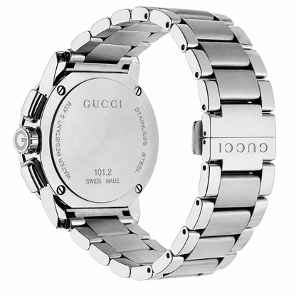 Gucci G-Chrono Two-tone Stainless Steel Black Dial Chronograph Quartz Watch for Gents - YA101204