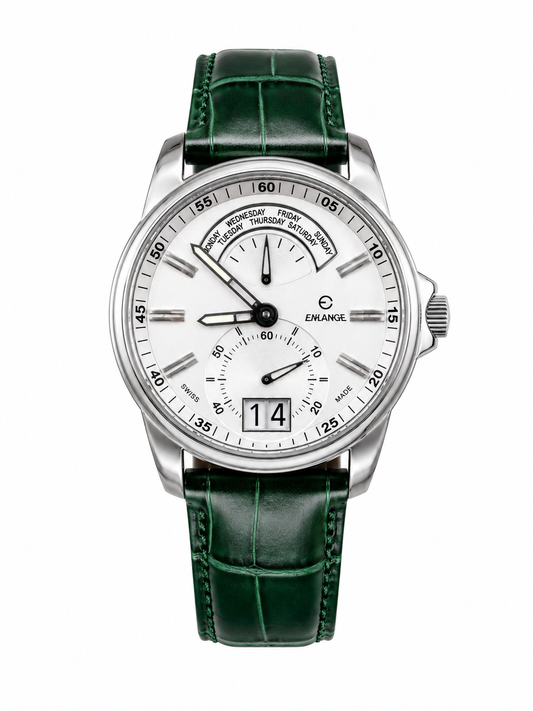 Enlange 660 Original For Mens Watch Swiss Made Quartz 42mm Lot Import