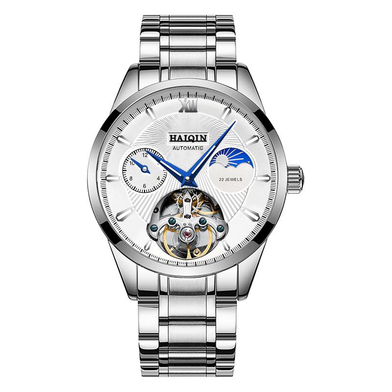 Haiqin Original Moonphrase Watch Mens Automatic 43mm