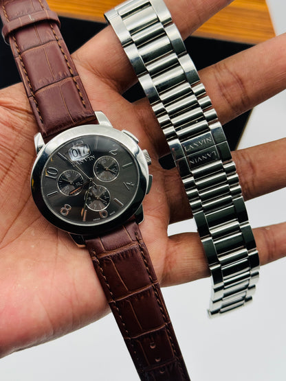 Lanvin Swiss Original Watch For Mens 39mm Quartz