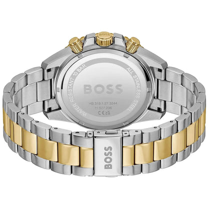 Hugo Boss Admiral Two-tone Stainless Steel Blue Dial Chronograph Quartz Watch for Gents - 1514257