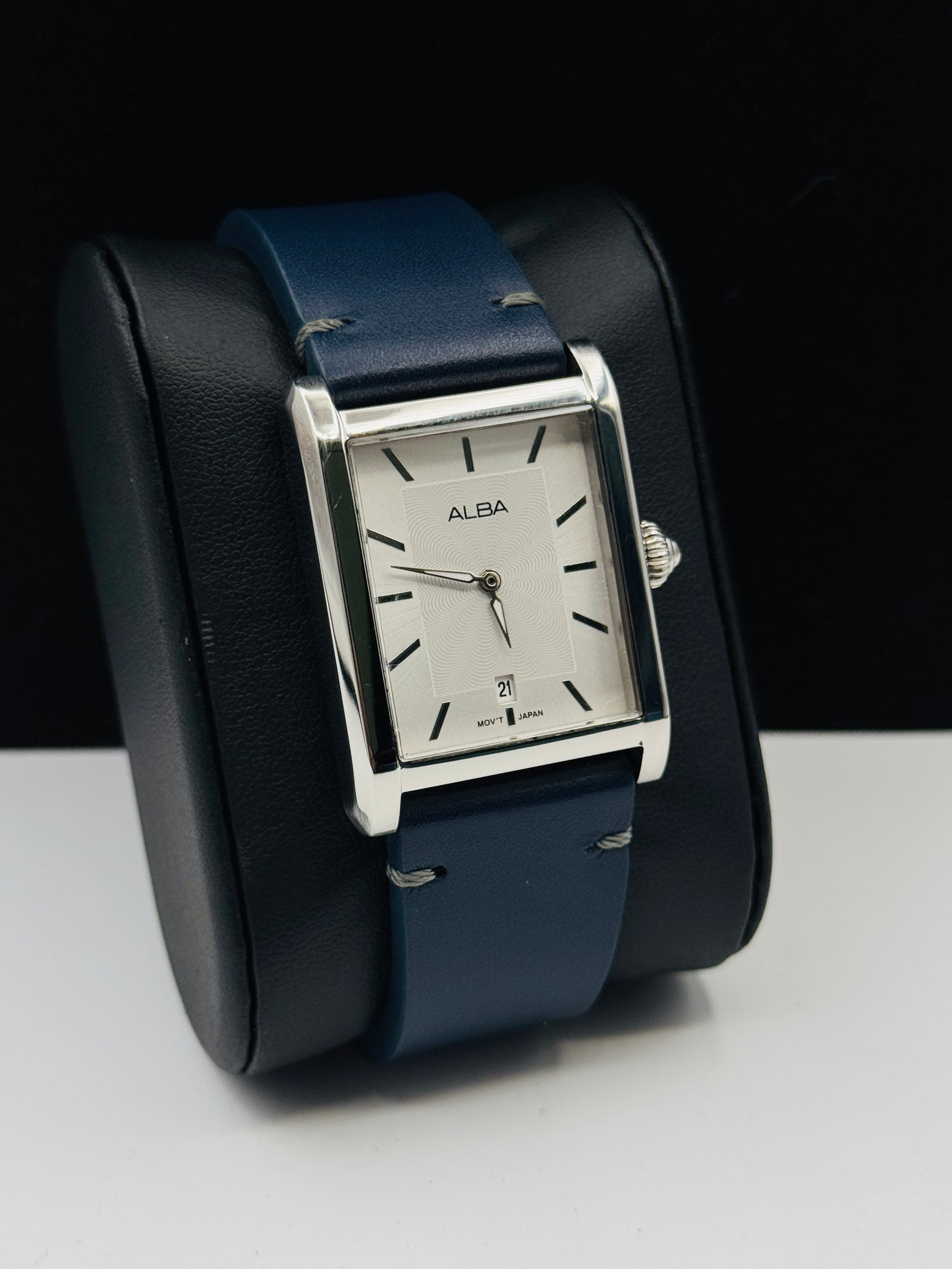 Alba By Seiko VJ32-X347 Tank Shape Original For Mens 39mm Quartz