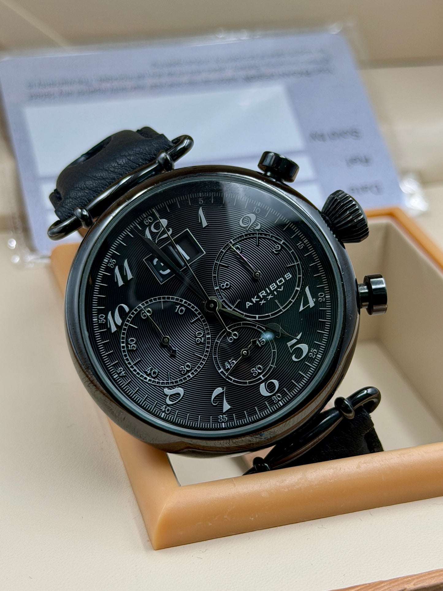 Akribos xxiv Original For Mens Watch 46mm Quartz