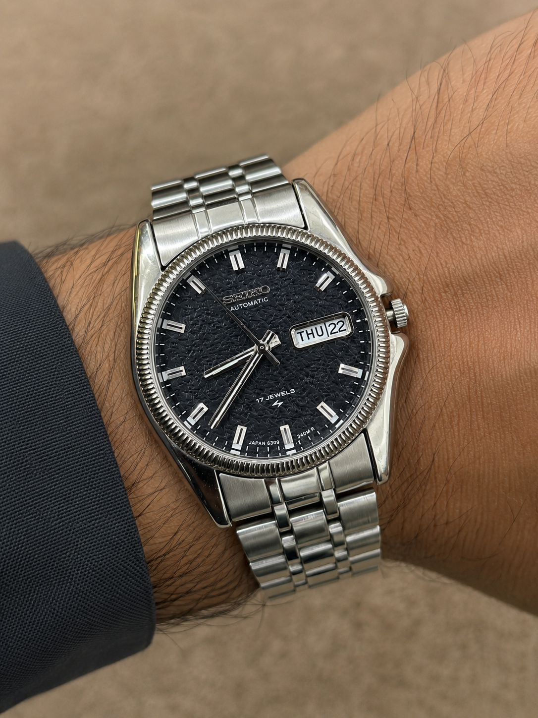 Seiko Automatic 6309 Customized 17 jewels Lot Import 36mm (Pre-Owned)