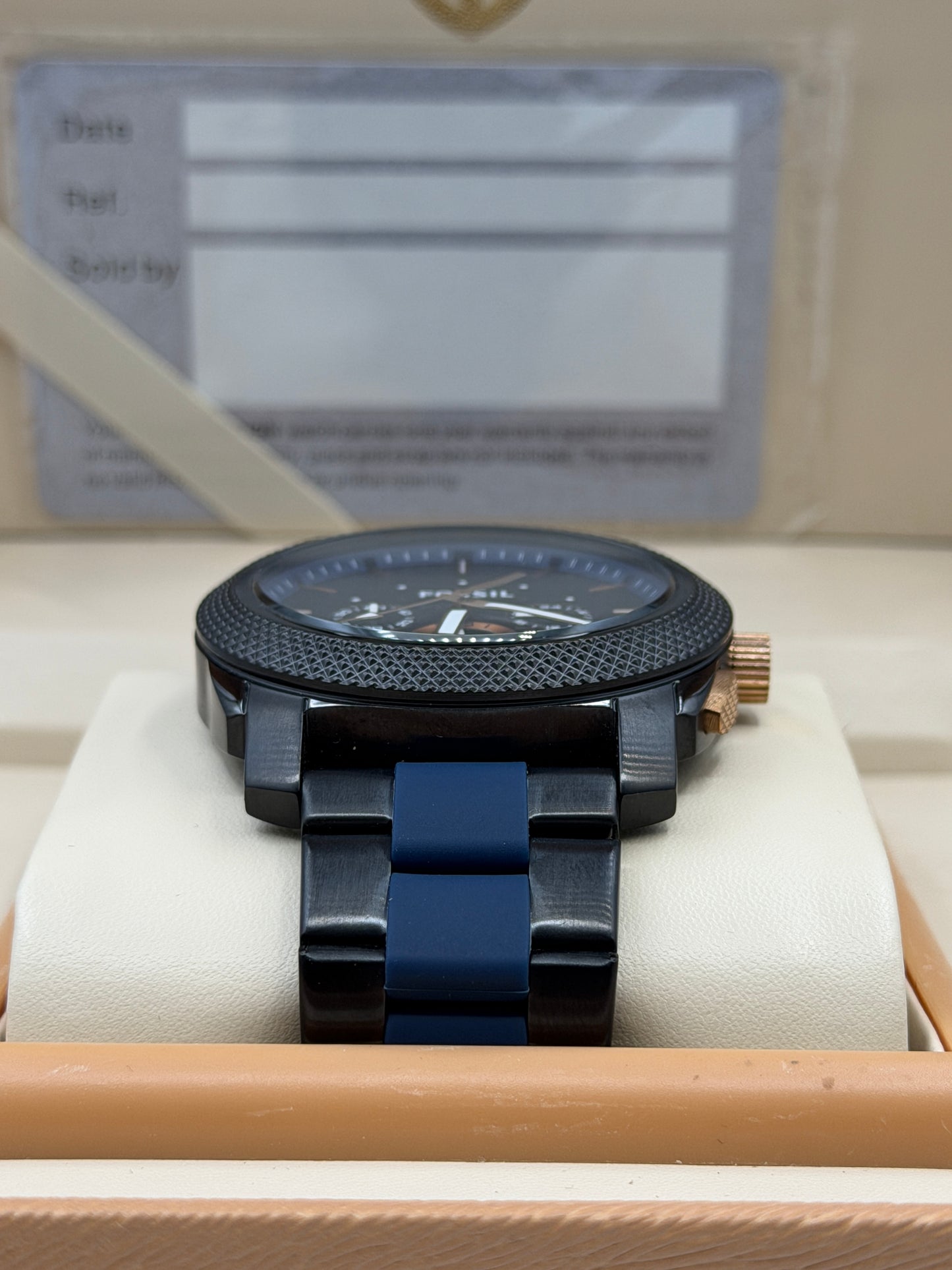 Fossil FS-5164 Original Mens Watch Two-Tone Braclet 45mm Quartz