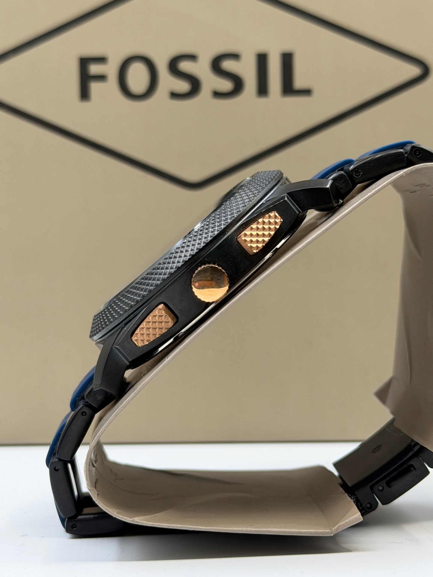 Fossil FS-5164 Original Mens Watch Two-Tone Braclet 45mm Quartz