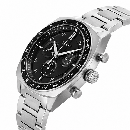 Gucci Interlocking Chronograph 41mm Stainless Steel Men’s Watch YA142316