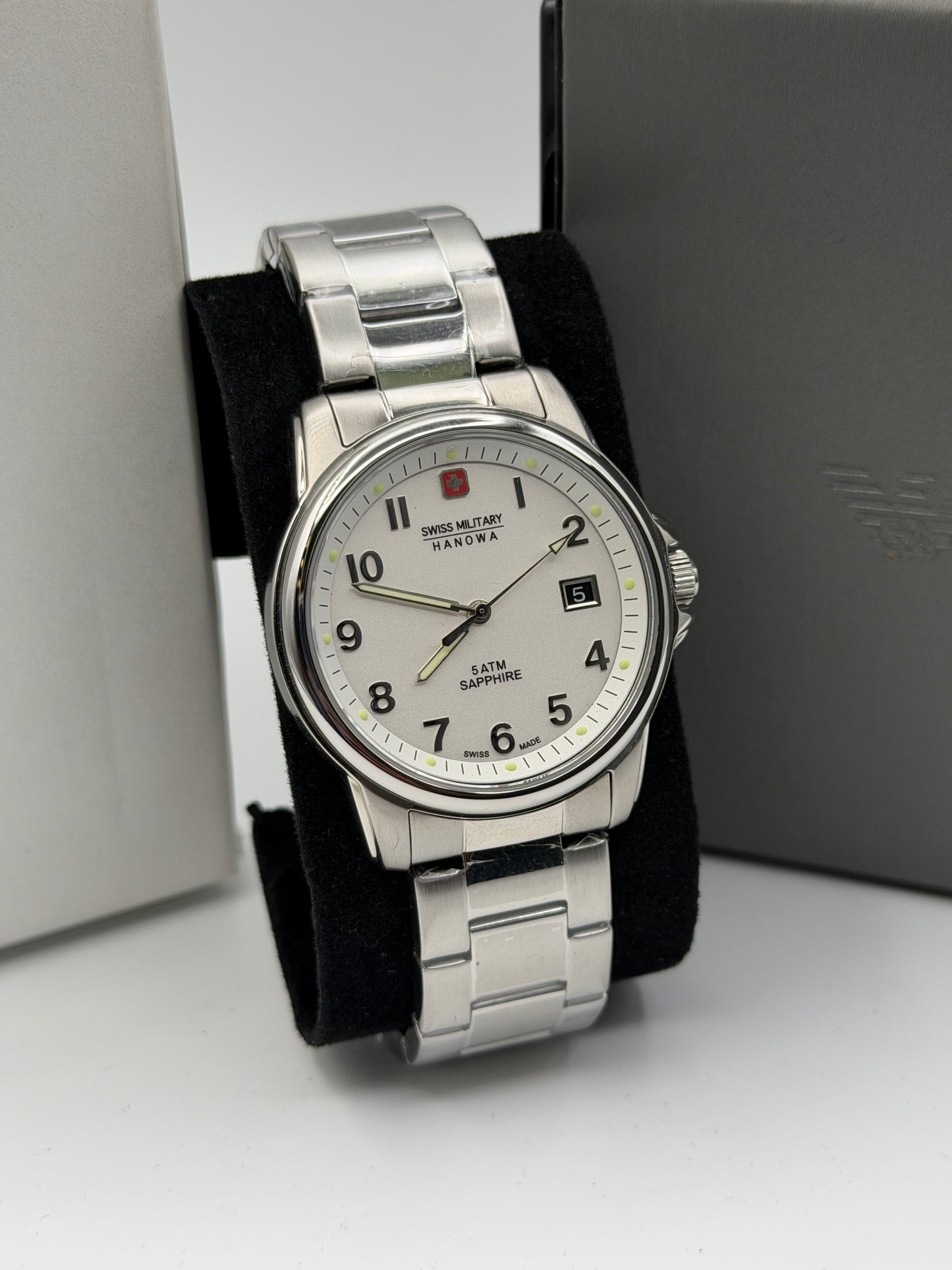 Swiss Miltary Hanowa Original Watch Mens 40mm Quartz