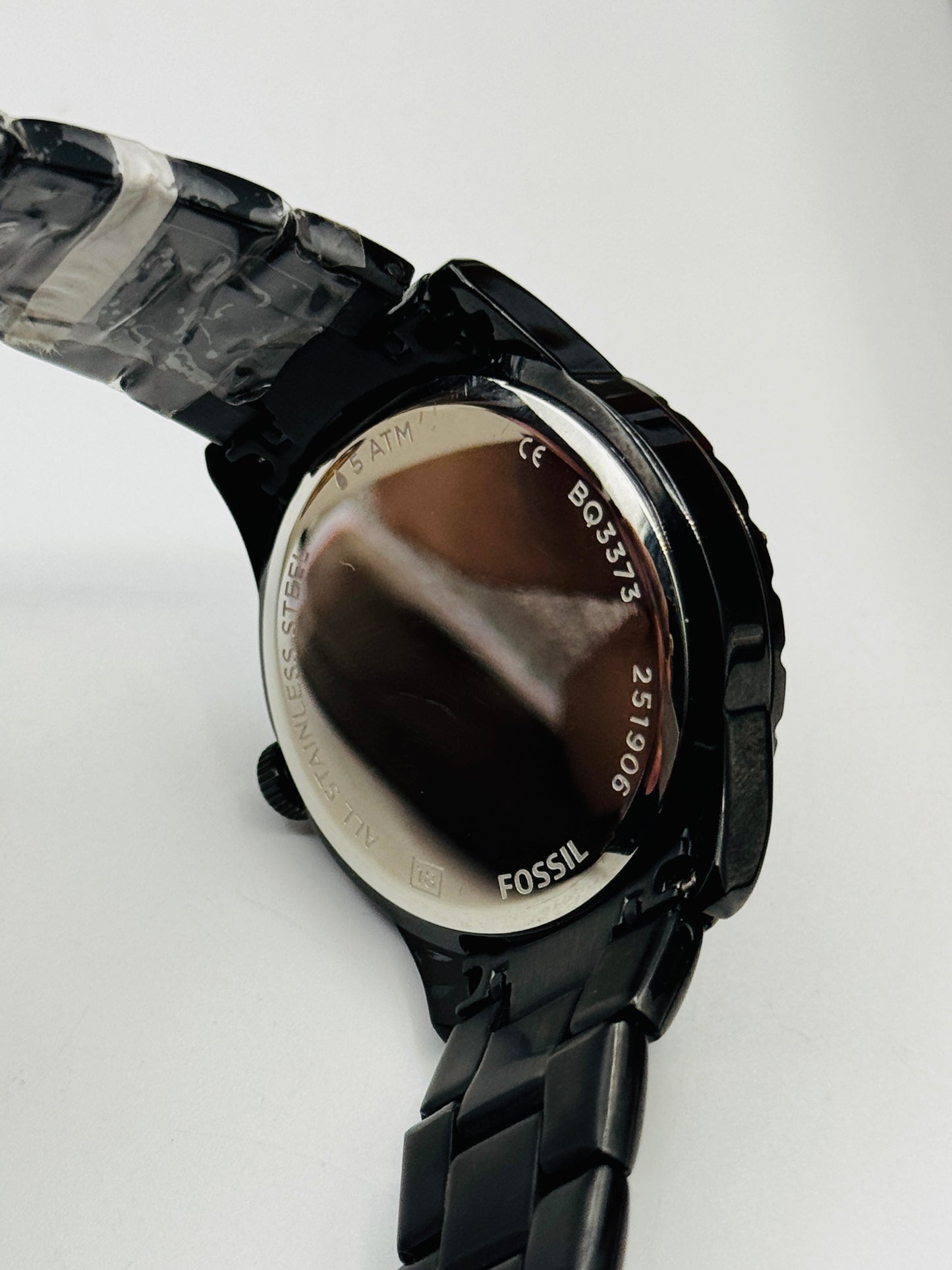 Fossil Black Dial Black Casing Quartz women Watch Bq3441 (Like New)