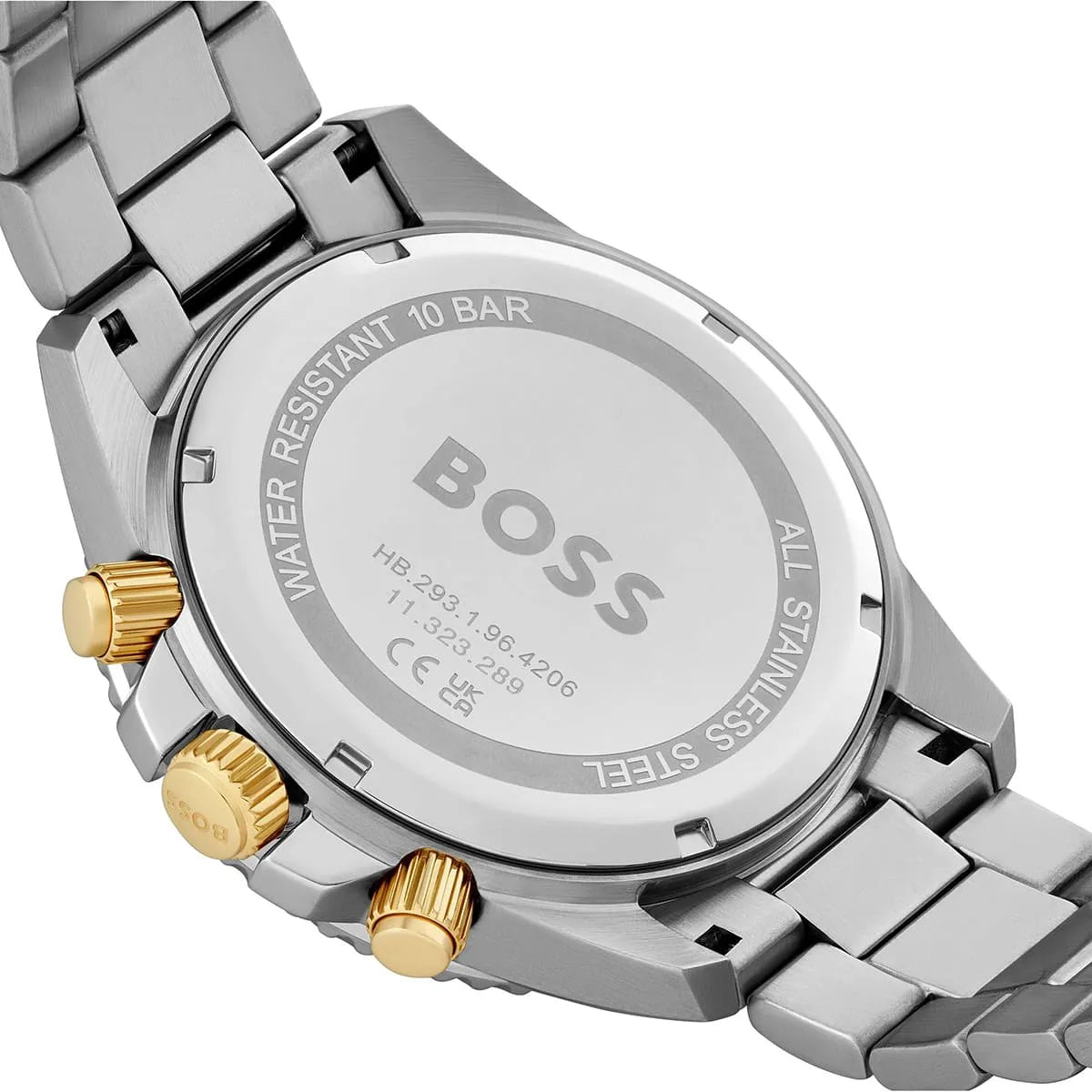 Hugo Boss Admiral Two-tone Stainless Steel Blue Dial Chronograph Quartz Watch for Gents - 1514257
