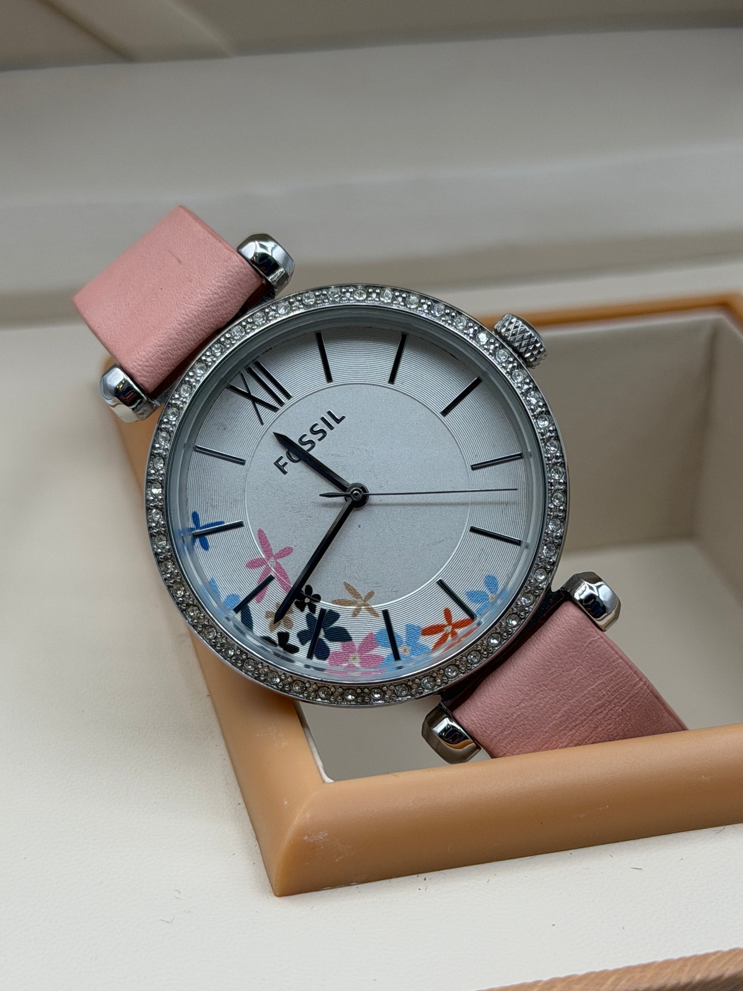 Fossil Tillie Pink BQ-3795 Original For Womens 33mm Quartz (Lot Import)