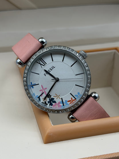 Fossil Tillie Pink BQ-3795 Original For Womens 33mm Quartz (Lot Import)
