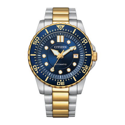 Citizen NJ0174-82L Automatic Sport Two-Tone Steel Blue Dial Men's Watch