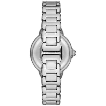 Original Emporio Armani Watch For Women Mia AR11630 With Blue dial , Featured with Crystals Moonphase decorated