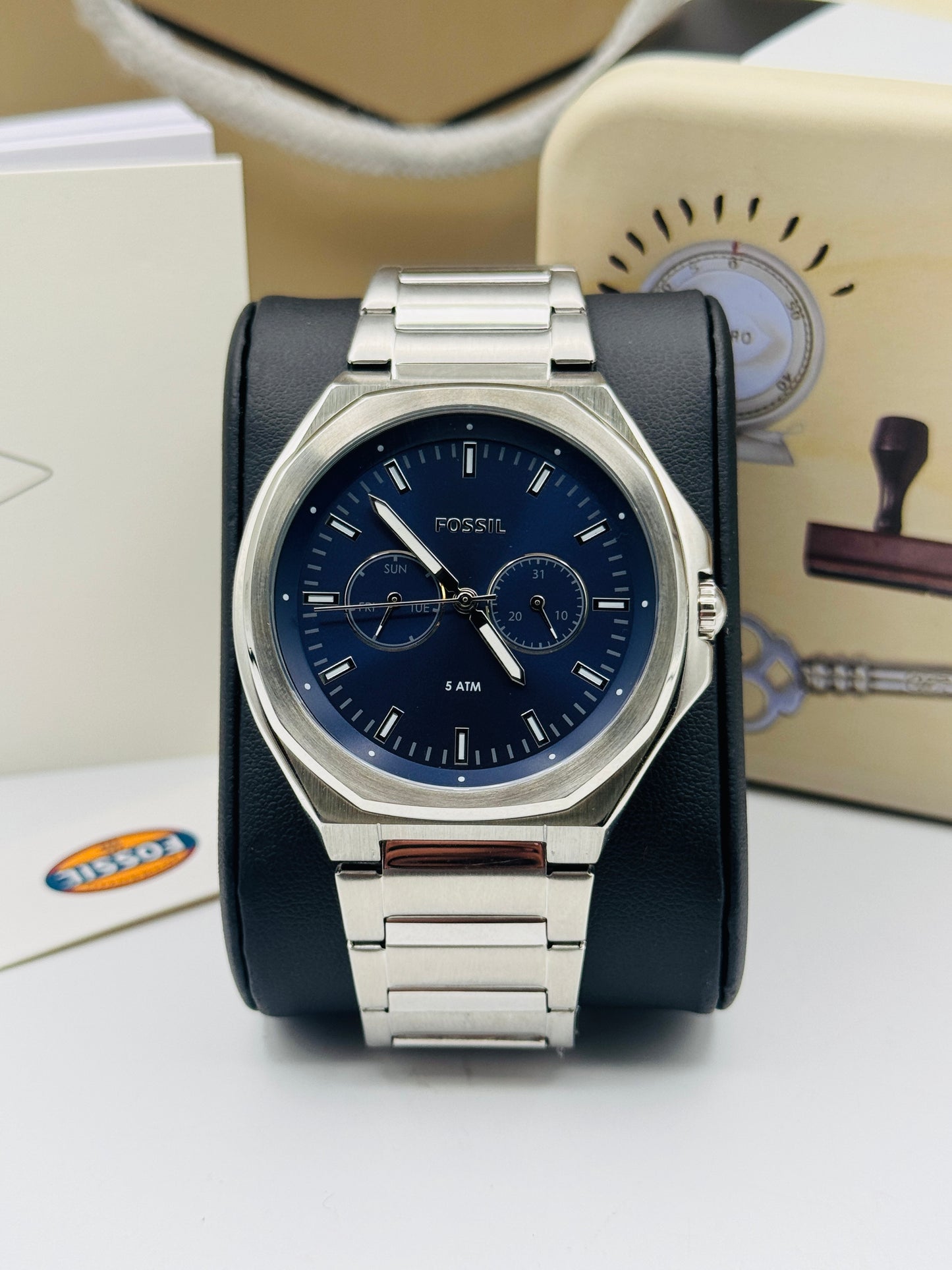 Fossil BQ2610 Original For Mens Watch 45mm Quartz (Pre-Owned)