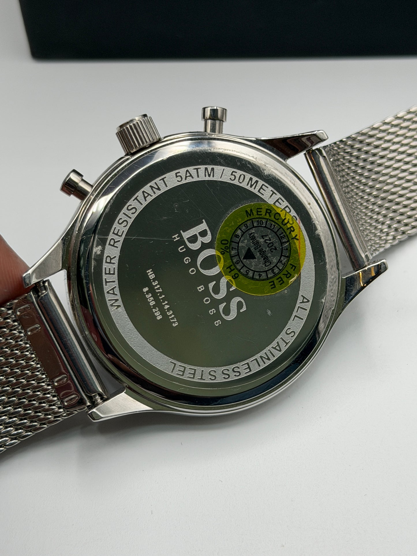 Hugo Boss HB.317.1.14.3173 Original Mens Watch 42mm Quartz (Like New)