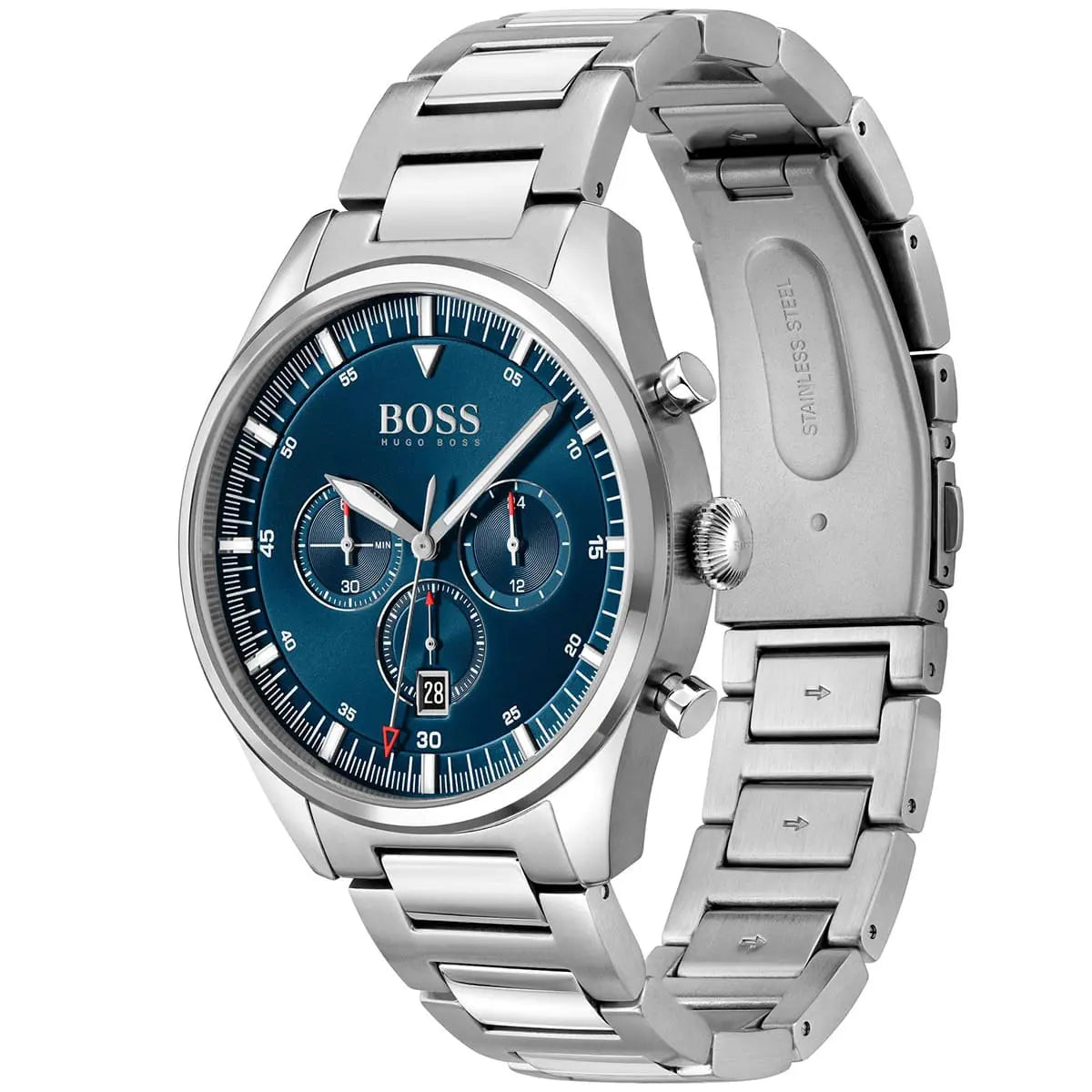 Hugo Boss Men’s Quartz Stainless Steel Black Dial 46mm Watch 1513867