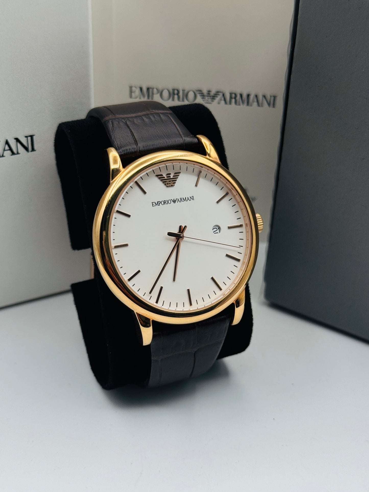 Emporio Armani AR-2502 Original Mens Watch 43mm Quartz