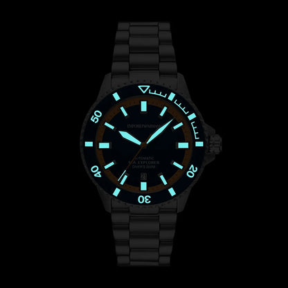 Original Emporio Armani Watch For Men Sea Explorer AR60090 AUTOMATIC-SEA-EXPLORER-DIVER’S-200M