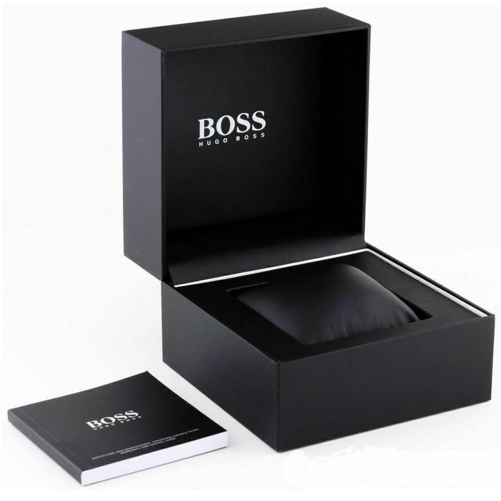 Hugo Boss Men’s Quartz Stainless Steel Black Dial 46mm Watch 1513867