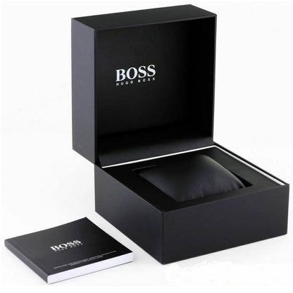 Hugo Boss Men’s Quartz Stainless Steel Black Dial 46mm Watch 1513867