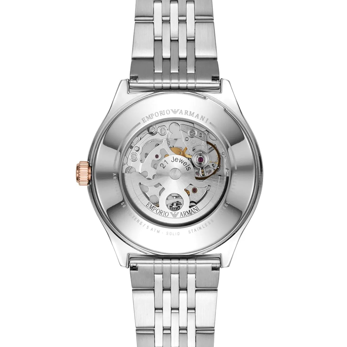 Original Emporio Armani Watch For Men Antonio AR60092 AUTOMATIC-Two-Tone